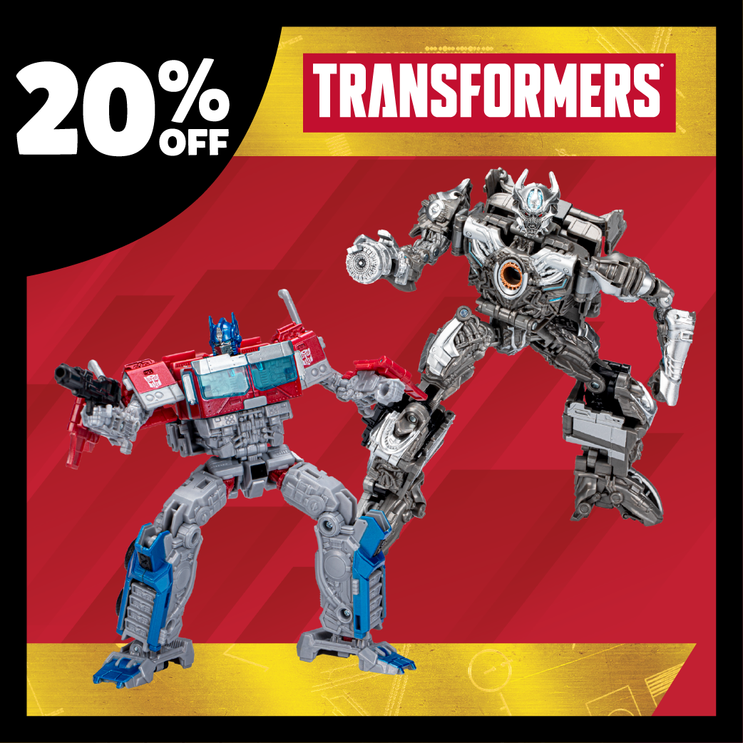 20% OFF TRANSFORMERS