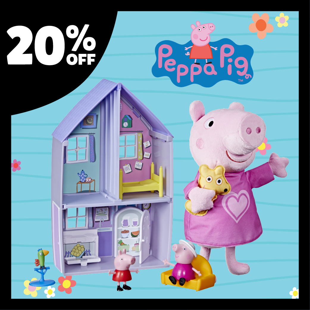 20% OFF PEPPA PIG