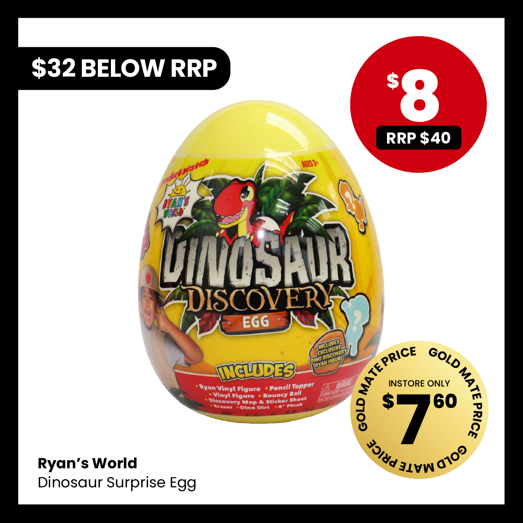 Ryan's World - Dinosaur Surprise Egg