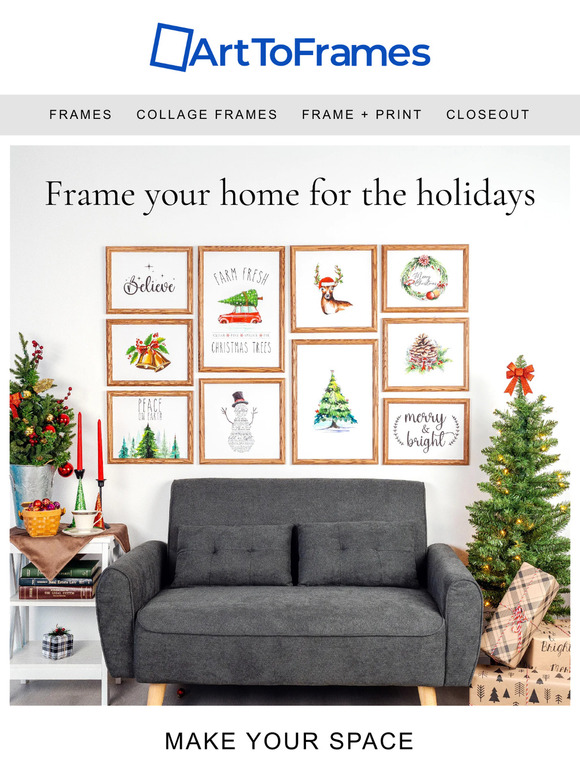 Style Your Home for the Holiday- Festive Frames Await