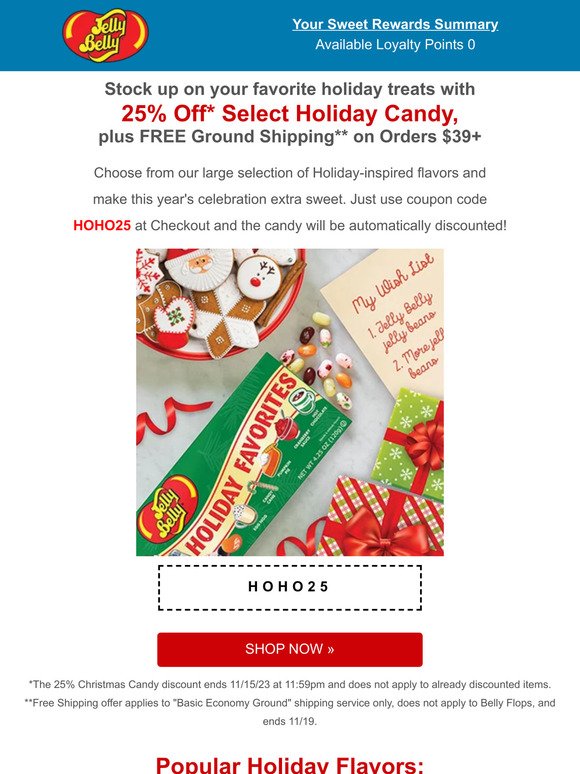 Exclusive Early Black Friday Access Continues: 25% OFF Christmas Candy! (Plus, FREE Shipping on Orders $39+)