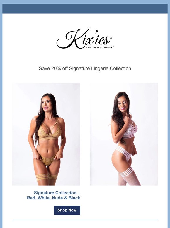 20% Off Lingerie... Up to 70% Clearance