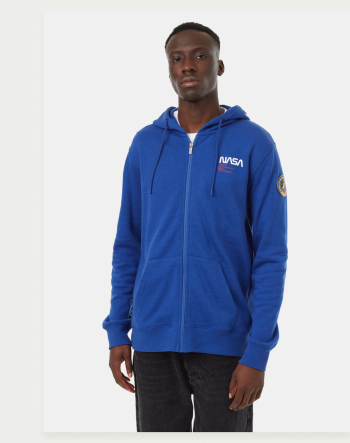 Shuttle Patch Zip Hoodie