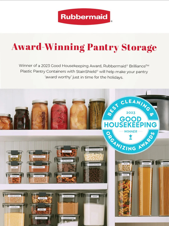 Is Your Pantry Storage Award Winning?