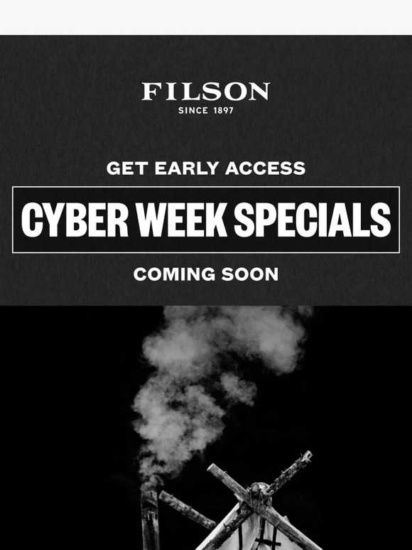 Filson Get Early Access Filson Cyber Week Milled
