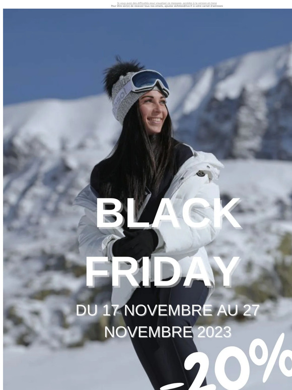Préparez votre panier pour le BLACK FRIDAY chez SKIFOLIES