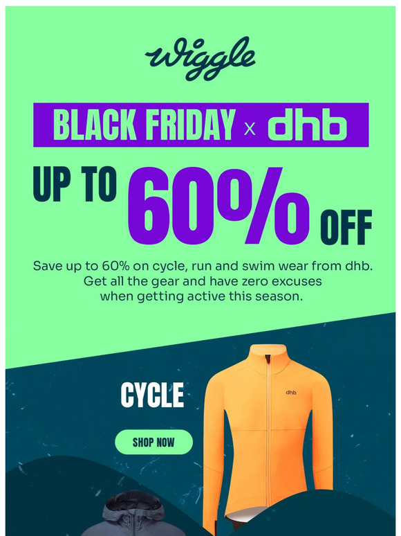Black Friday - Up to 60% off dhb! 🤯