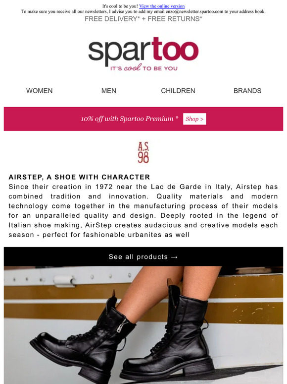 Snap up this week's favourites. Free delivery on Airstep / A.S.98, Levi's, New Balance, Crocs, André, Les Petites Bombes, Pepe jeans and David Jones
