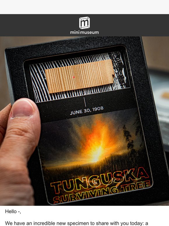 New Things! Tunguska Event, Oympic Torch, and Agatized Wood!