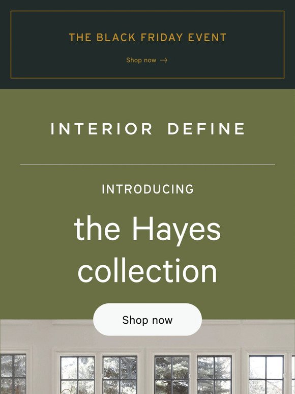 NEW ARRIVAL: the Hayes collection