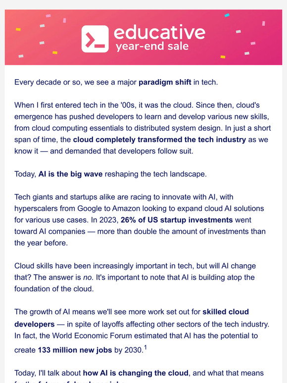 Educative Ai Is Transforming The Cloud Here S How Devs Can Stay Ahead