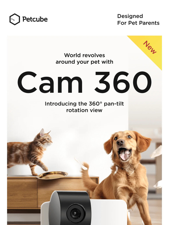 petcube [Official Launch] AllNew Petcube Cam 360 Milled