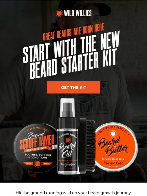 New drop: Here's our NEW Beard Starter Kit