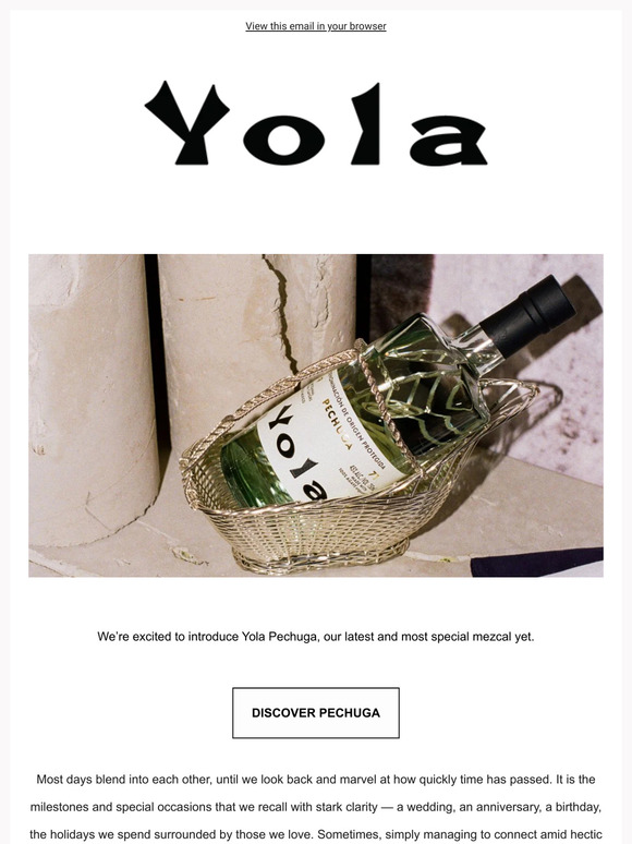 A MEZCAL FOR SPECIAL OCCASIONS