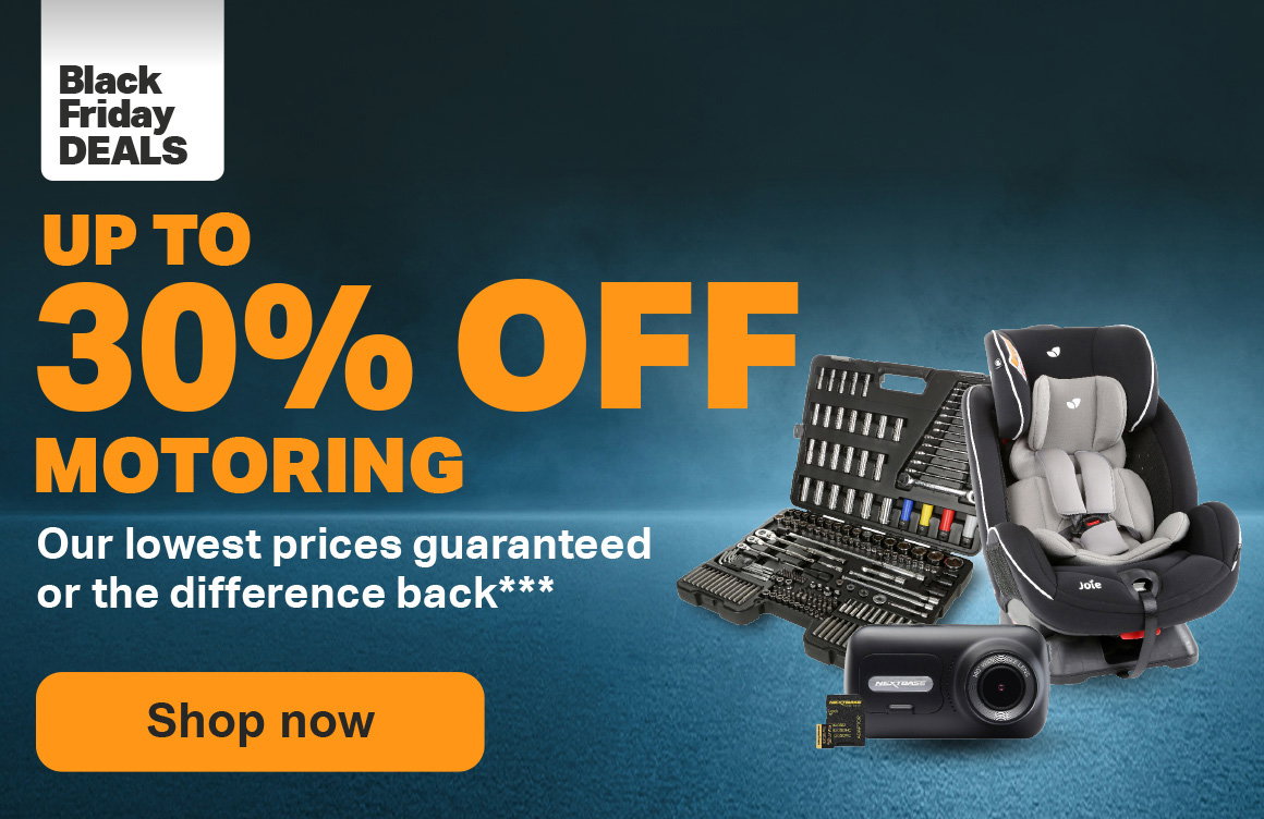Up To 30% Off Halfords Motoring