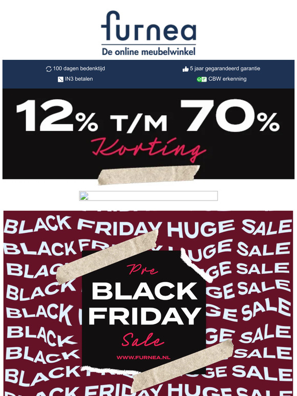 ❗️Voorproefje van Besparingen❗️: De Pre-Black Friday Sale bij Furnea!����