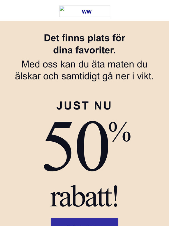 Bara idag - 50% rabatt i 12 månader!