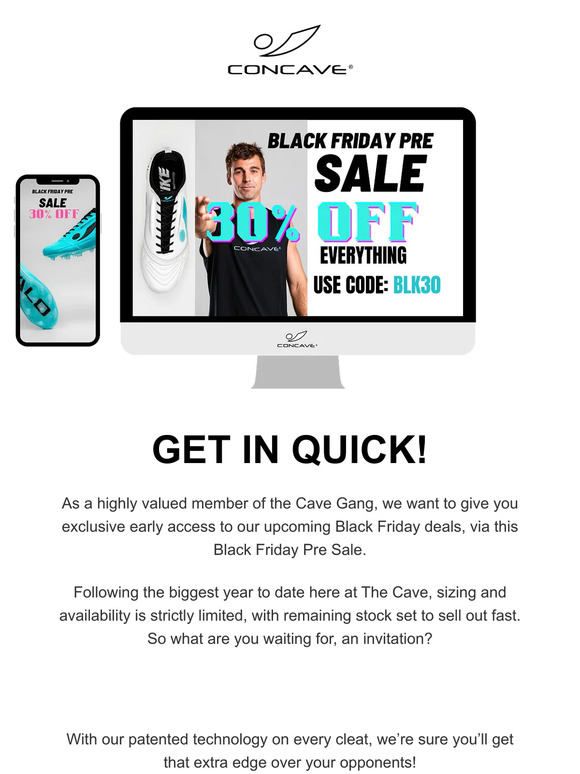 Exclusive Early Access to Black Friday Deals!