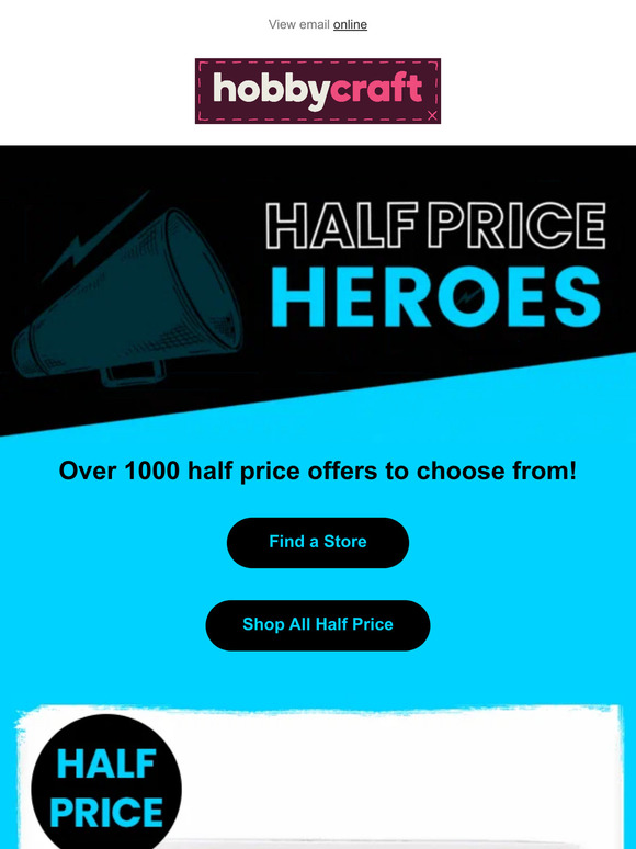 Hobbycraft Over 1000 half price offers 👀 Milled