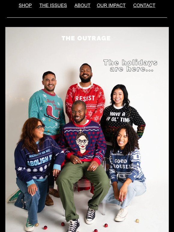 Ugly Holiday Sweaters are back!
