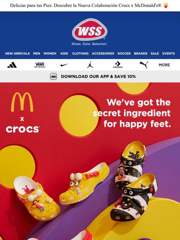 Sweet Treats for Your Feet: New Crocs x McDonald's® Collab 🍟