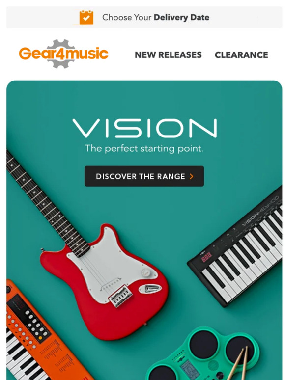 Gear4music VISION The Perfect Starting Point Milled