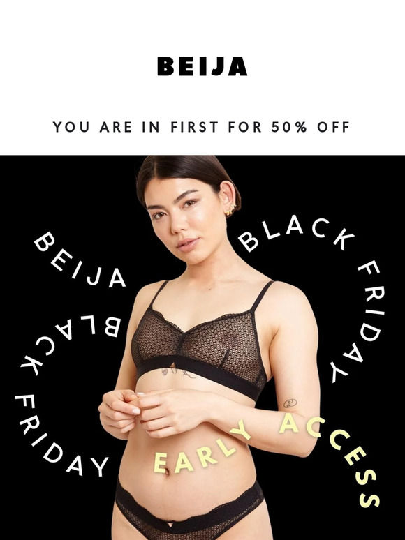 Early access granted 🔓 Unlock Beija Black Friday