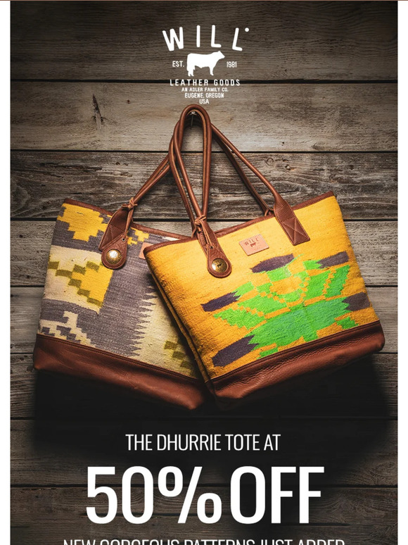 ★ Get the Dhurrie Tote at 50% OFF ★