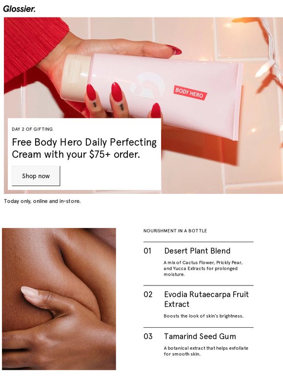 Free! Body Hero Daily Perfecting Cream