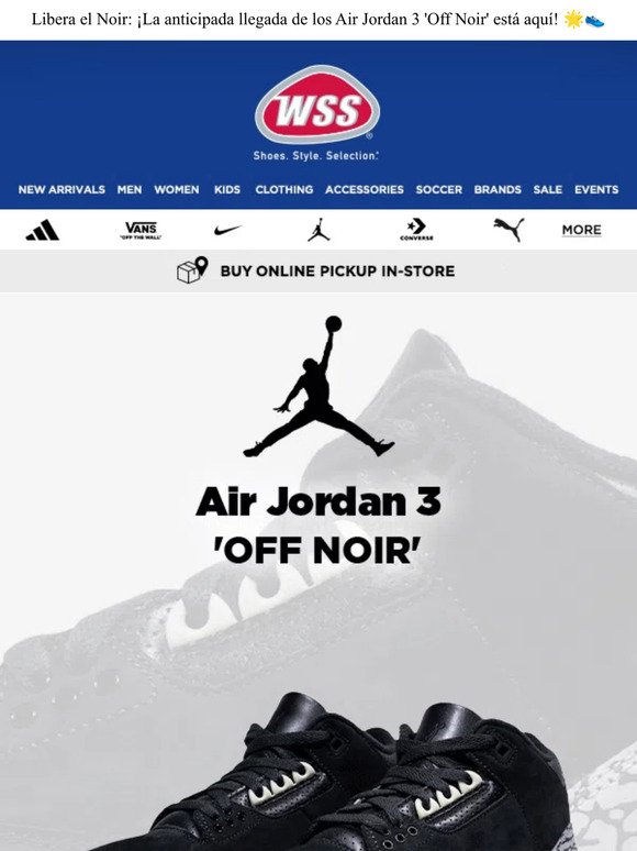 Unleash the Noir: Air Jordan 3 'Off Noir' Release is Here! 🌟👟