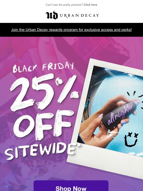 Urban Decay Email Newsletters Shop Sales, Discounts, and Coupon Codes