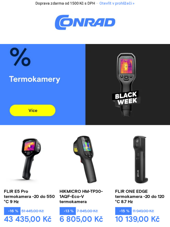🖤 BLACK WEEK pokračuje! Produkty za skvělé ceny