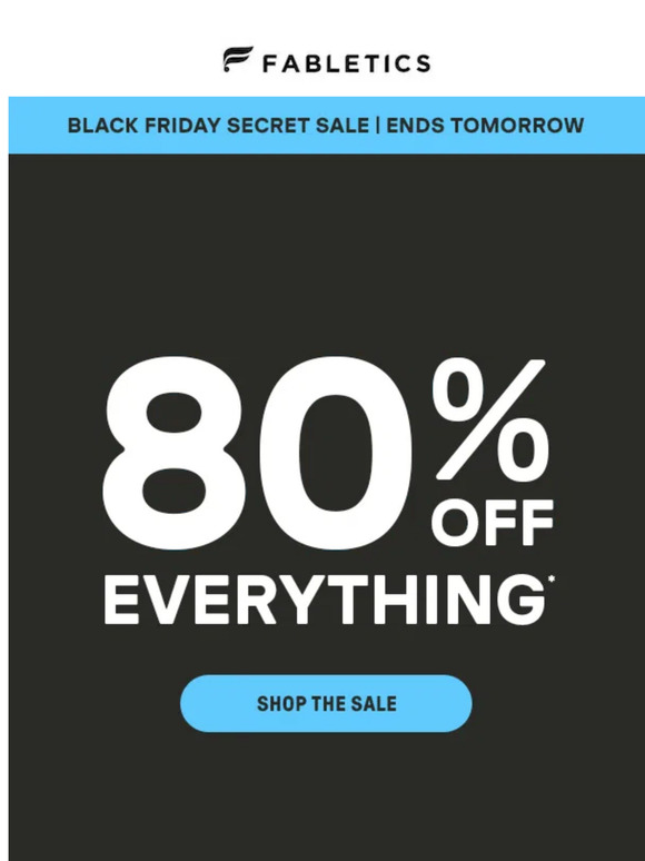 Ends Tomorrow | Black Friday Secret Sale