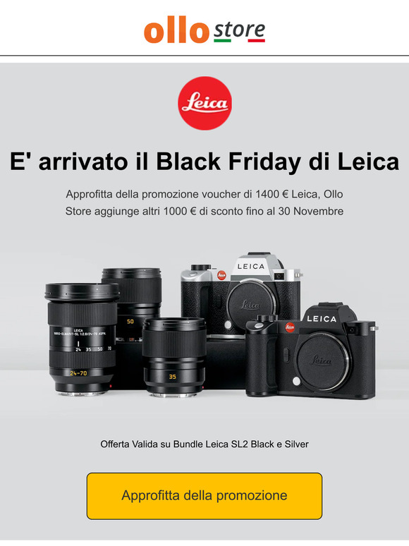 2400 € di Sconto su Leica SL2 Bundle