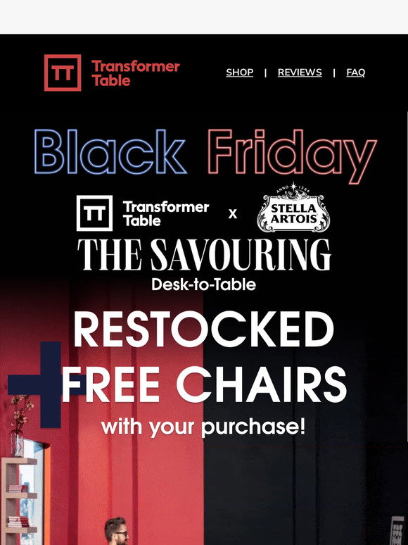 Transformer Table: Stella Artois x Transformer Table: Back In Stock! 🥳 ...
