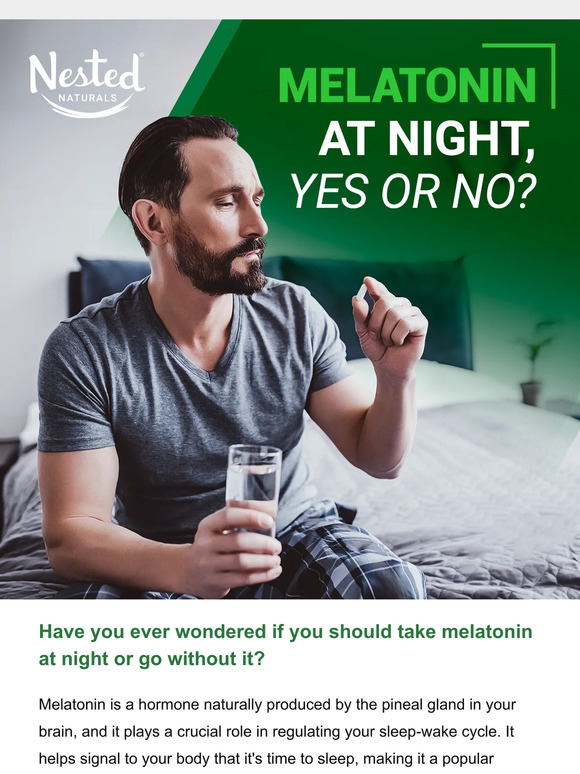 Should you take melatonin at night? 🤔💤