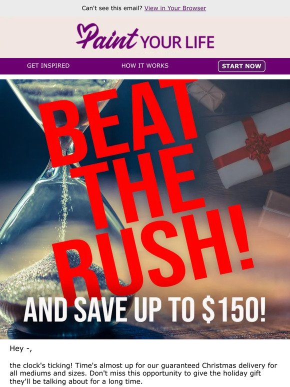 Beat the rush and SAVE up to $150!