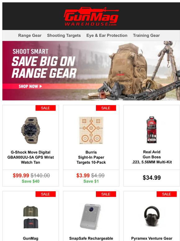 GunMag Warehouse These Range Gear Deals Are Too Good To Pass Up G