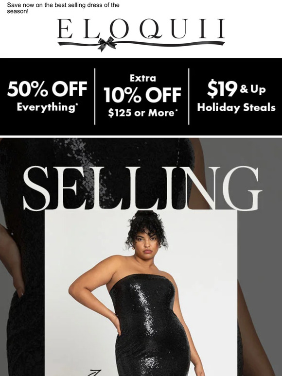 50% off + This sequin dress will sell out