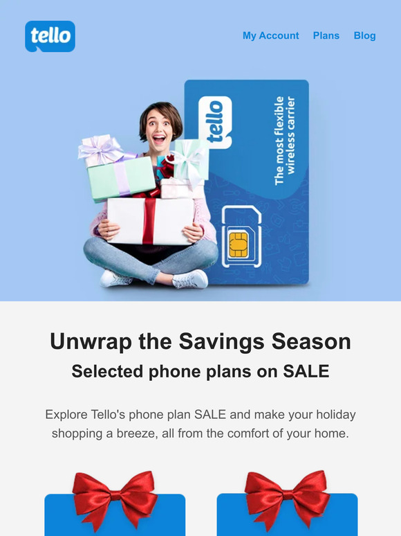 Savings gifts 🎁 Open up for amazing deals