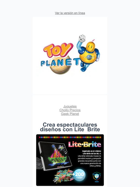 Haz creaciones con Lite Brite 📍