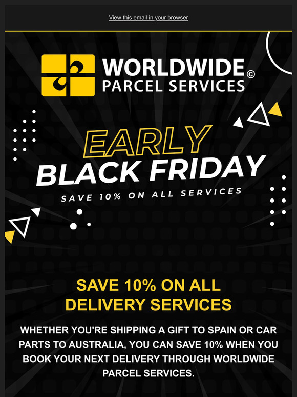 Black Friday's come early - 10% off until Friday 24th November 🤑