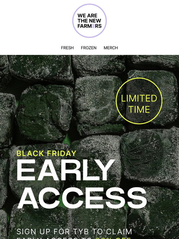 BLACK FRIDAY EARLY ACCESS 👀