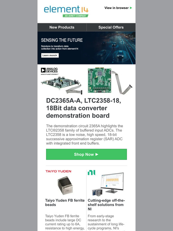 This week's selection of products from leading manufacturers
