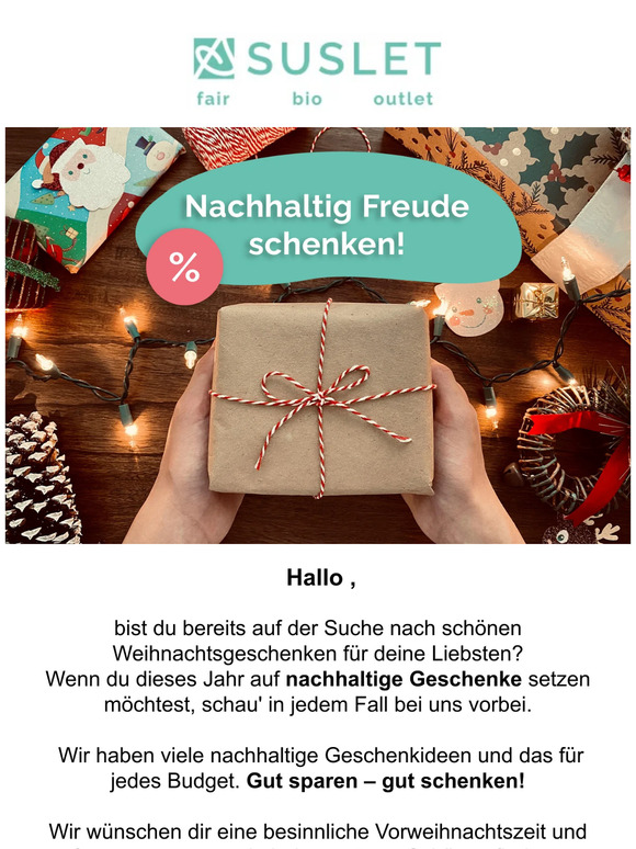 🎁 Nachhaltige Geschenke für jedes Budget