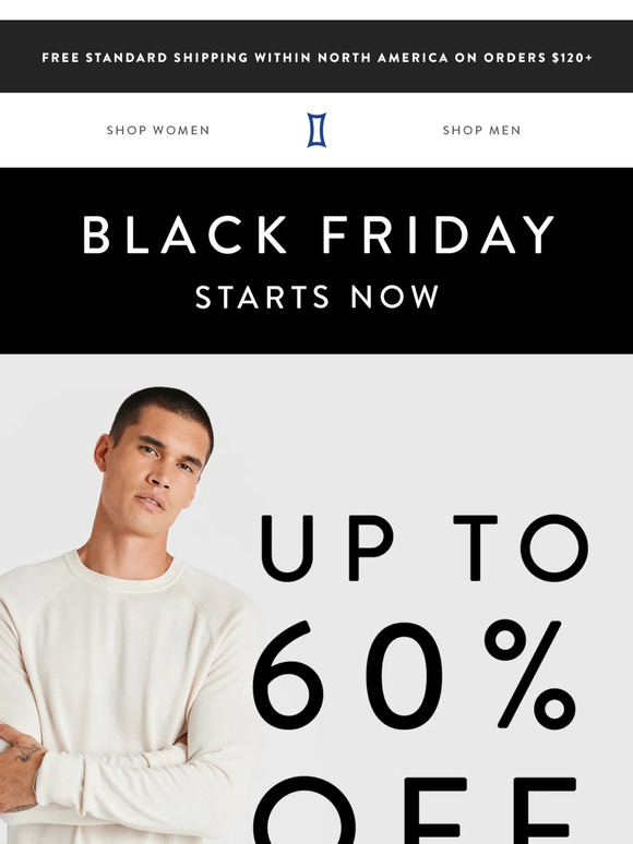 Black Friday Up To 60% Off Is On Now