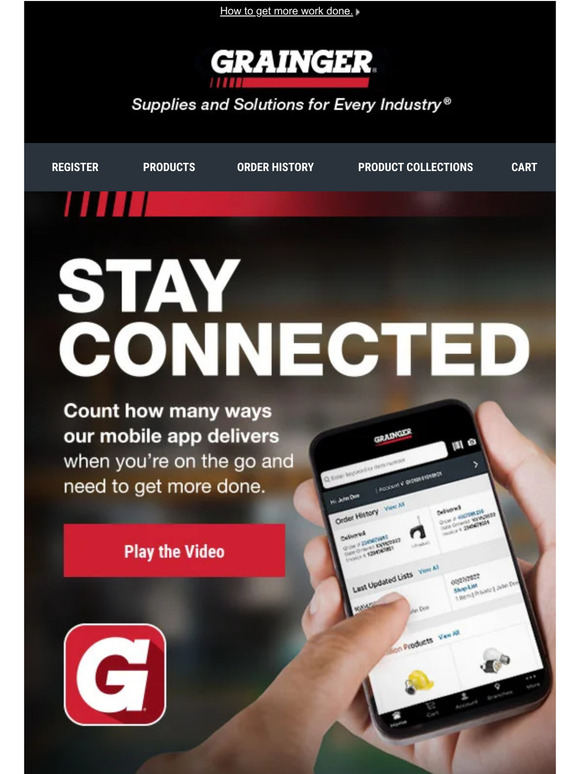 Grainger Email Newsletters Shop Sales, Discounts, and Coupon Codes