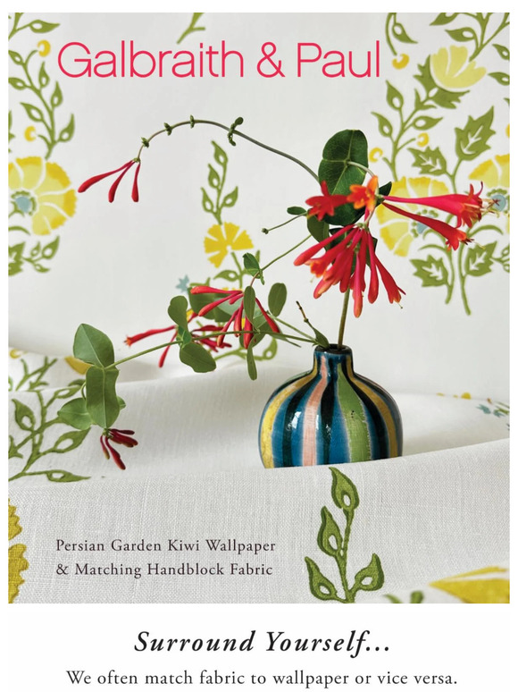 When your fabric and wallpaper have to match…