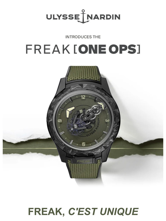 Ulysse Nardin introduces the FREAK [ONE OPS]