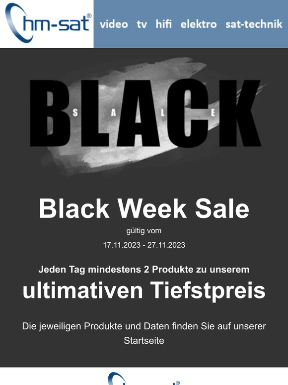 Hm black week sale